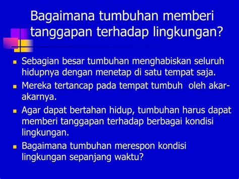 MATERI IPA Sistem Gerak Pada Tumbuhan Ppt