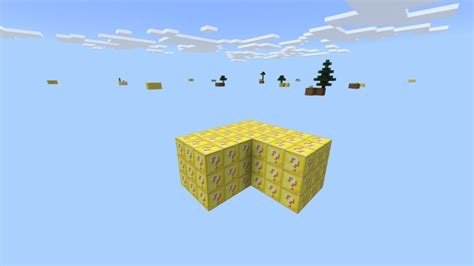 Lucky Block Skyblock By Fall Studios Minecraft Marketplace Map