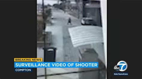 Surveillance Footage Shows Shooting Of Compton Deputies Abc7 Los Angeles