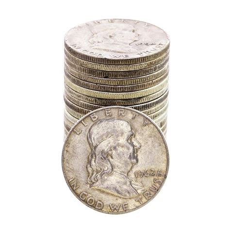 Mixed Date Random Franklin Half Dollars Silver Us Coins