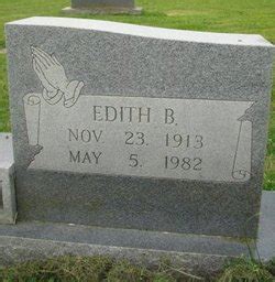 Edith B Bowman 1913 1982 Mémorial Find a Grave