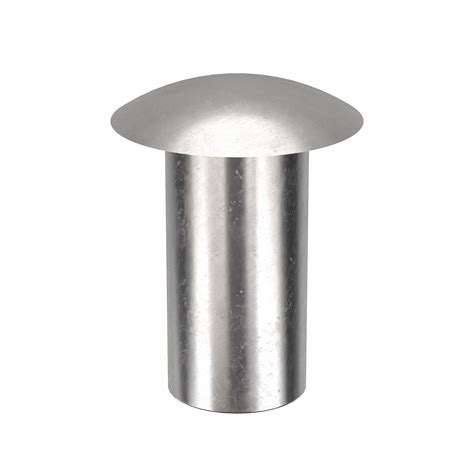 Oval Rivet Head, Stainless Steel, Semi-Tubular Rivet - 1HED4|1HED4 ...