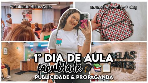 1 DIA DE AULA NA FACULDADE Arrume Se Comigo E Vlog YouTube