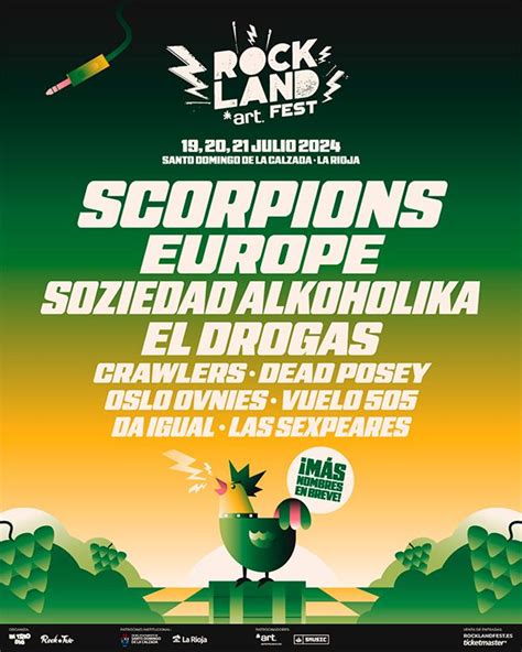 El Rockland Art Fest Avanza Su Cartel Con Scorpions Europe Soziedad