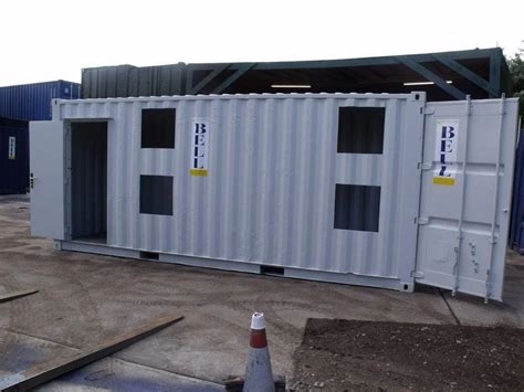 20ft Container Conversions Air Compressor Unit Storage Containers