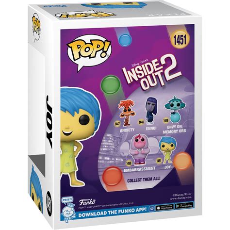 Inside Out 2 Joy Funko Pop Vinyl Figure 1451