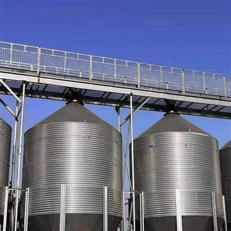 New Design All Steel Structure Base Wheat Corn Grain Storage Steel Silo