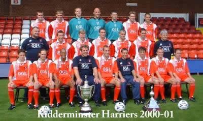 Kidderminster Harriers - Historical Football Kits