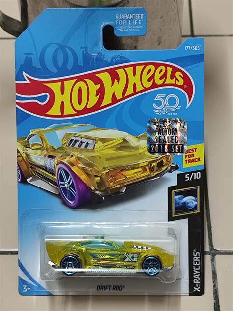Hot Wheels Drift Rod HW X Raycers 2018 Factory Sealed Best For Track