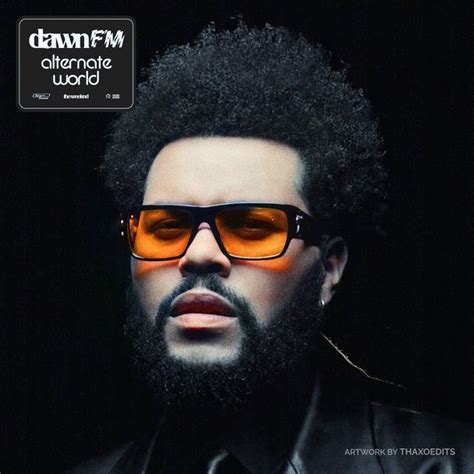 The Weeknd Dawn FM Alt Cover Thaxoedits On IG Hip Hop Albums