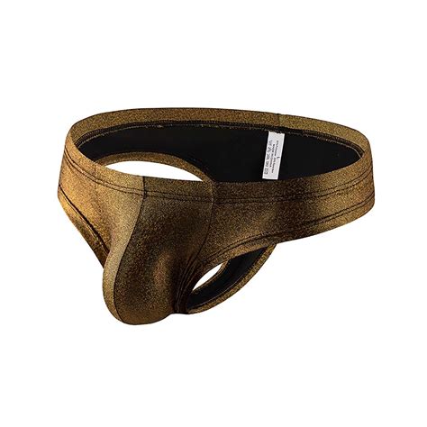 Srogem Mens Sexy Bikini Swimwear Elastic Colorful Bikinis Low Rise