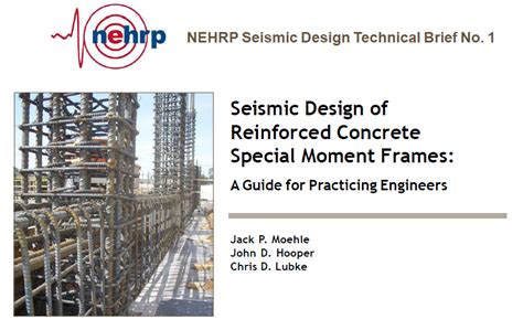 Seismic Design Of Reinforced Concrete Special Moment Frames Pdf