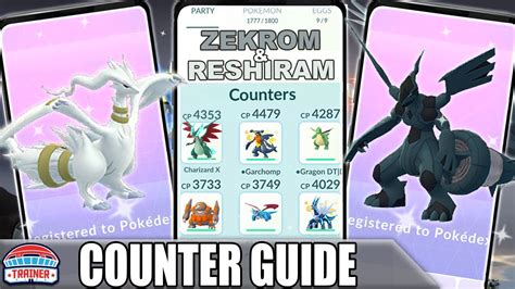 Shiny Zekrom And Reshiram Counter Guide 100 Ivs And Moveset Dragon