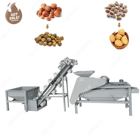 Automatic Walnut And Almond Shelling Cleaning Production Line Almonds