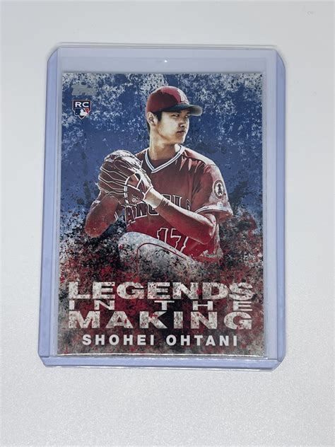 Shohei Ohtani RC 2018 Blue Topps Legends In The Making LITM 2 LA Angels