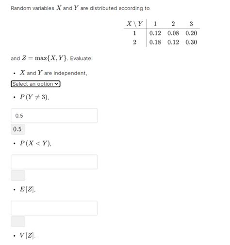 Solved Random Variables X And Y Are Distributed According To