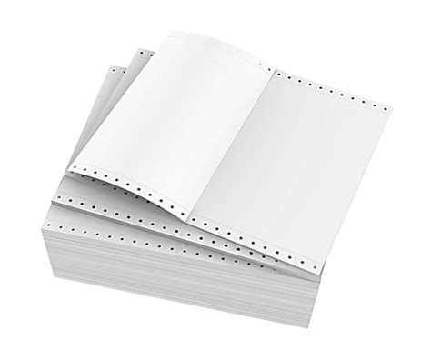 Domtar Continuous Form Paper Standard Perforation 5 12 x 9 12 20 Lb ...