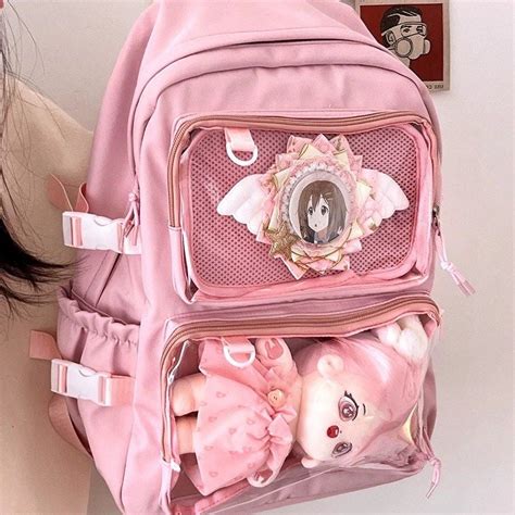 Japanese School Bags For Teenage Girls Transparent Pockets Itabag Women