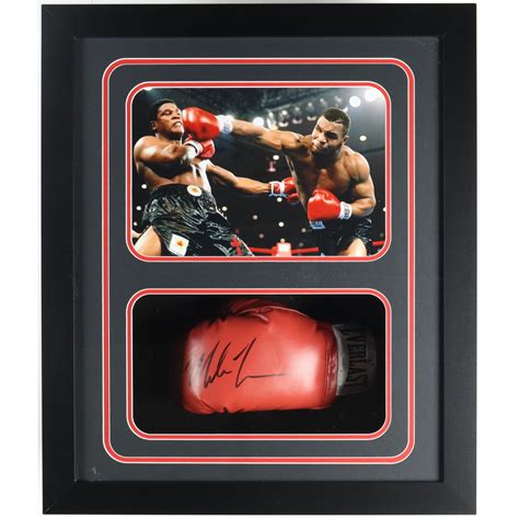 Mike Tyson Signed Boxing Glove Shadowbox Jsa And Tyson Pristine Auction