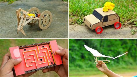 4 Amazing Things You Can Make At Home Awesome Diy Toys Homemade Toys Youtube