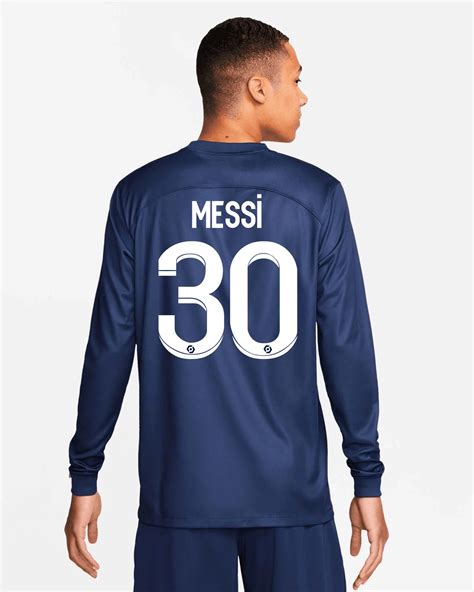 Camiseta De Manga Larga Paris Saint Germain De Messi Para