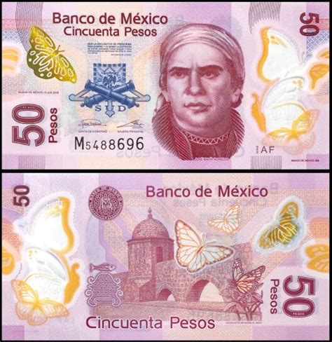 Notas Originales Unc M Xico Peso Fuera De Uso Ahora