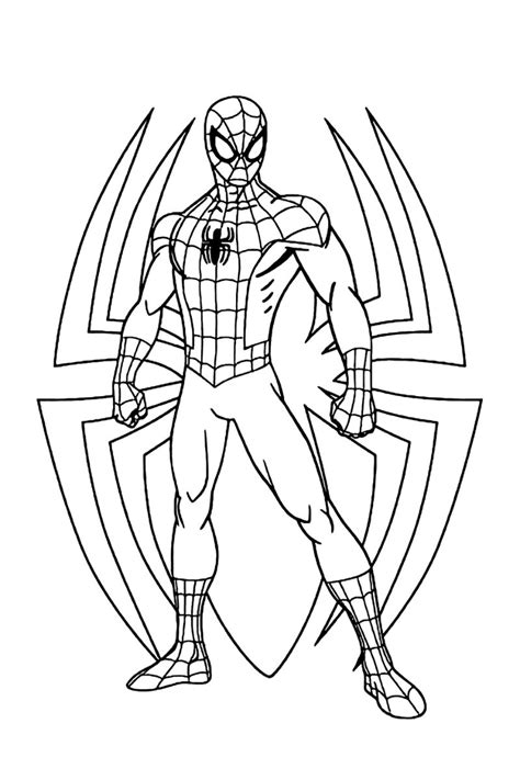 Desenhos Do Homem Aranha Para Imprimir E Colorir