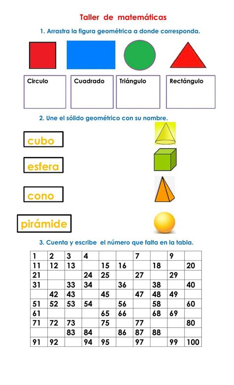 Taller Evaluativo Online Activity Live Worksheets