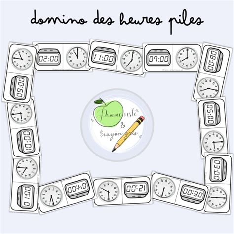 Domino Des Heures Piles