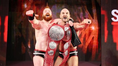 Sheamus And Cesaro Steal Raw Tag Team Titles Wwe News Sky Sports