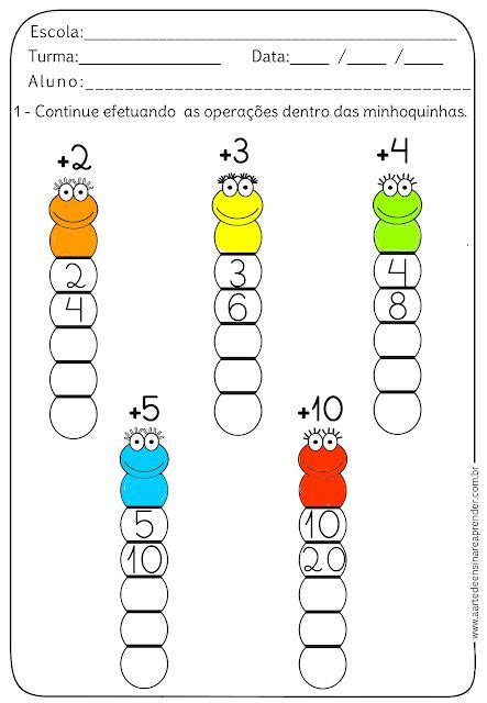 Contando De 2 Em 2 Atividades - Contar 2 em 2 | matemática, atividades de matemática divertidas ...