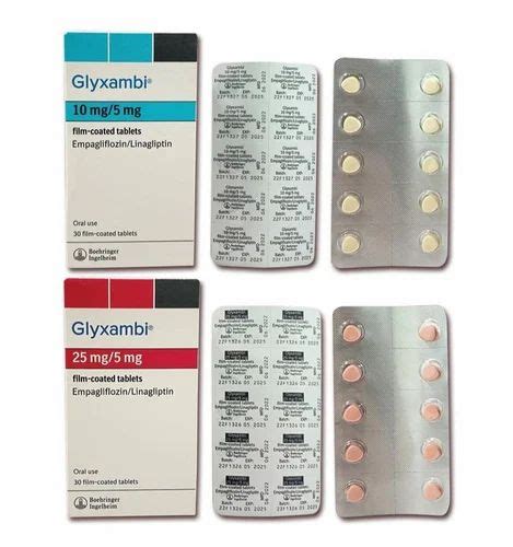 Glyxambi 25mg 5mg Tablet 25 5 Mg Packaging Size 10 1 At Rs 861