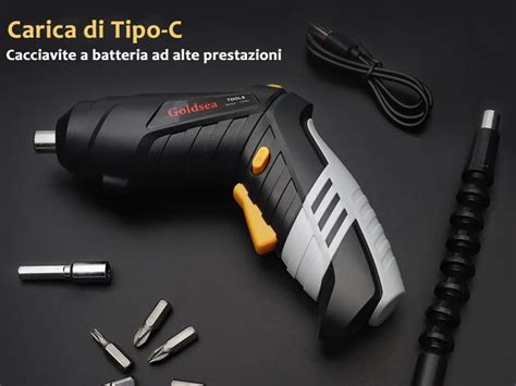 Goldsea Avvitatore Elettrico Avvitatore A Batteria Nm Cacciavite