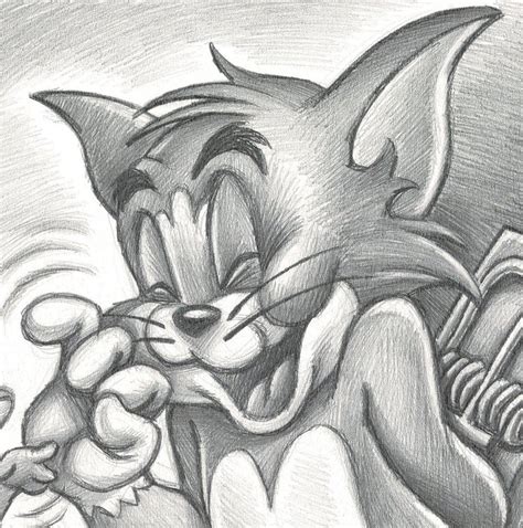 Tom And Jerry Pencil Sketch || Pencil Sketch Using Grid || Tom And Jerry Drawing ||Best Arts ...