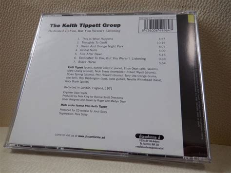 Yahoo オークション CD THE KEITH TIPPETT GROUP DEDICATED TO T