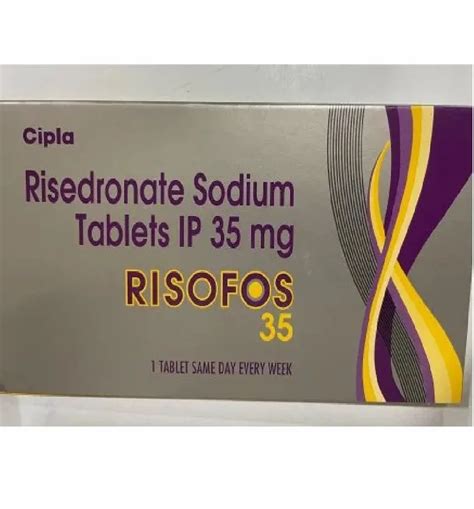 Risofos 35 Tablet At Rs 258stripe Risedronate Sodium Tablet In