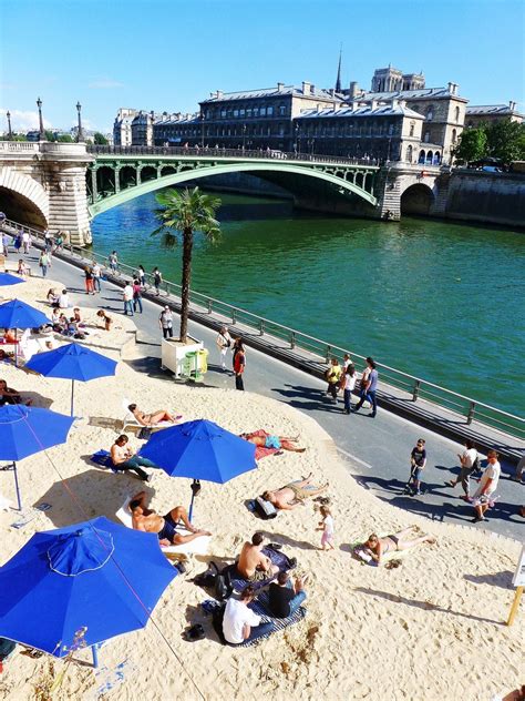 Paris Plages The Artificial Beaches Of Paris Amusing Planet