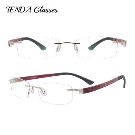 Fashion Tr90 Lightweight Rimless Eyeglasses Men And Women Colorful Tr90 Optical Eyewear Frames For