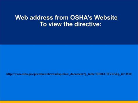 Ppt Osha Update Powerpoint Presentation Free Download Id1406757