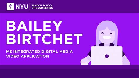 Admitted Nyu Idm Video Fall 2021 By Bailey Birtchet Youtube