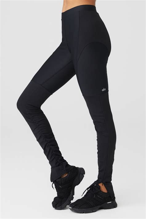 Airlift High Waist Street Goddess Legging Black Alo Yoga