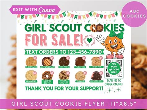 Pin On Girl Scout Cookies Printables Templates