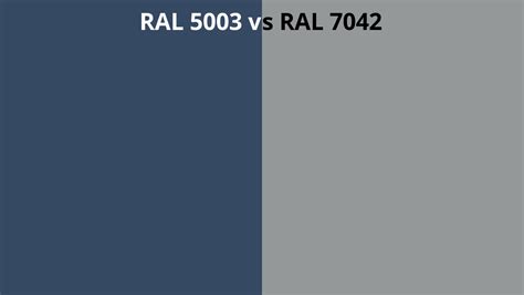 Ral 5003 Vs 7042 Ral Colour Chart Uk