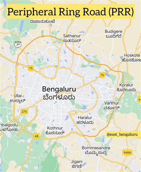 Bangalore Outer Ring Road Map Arlena Nataline