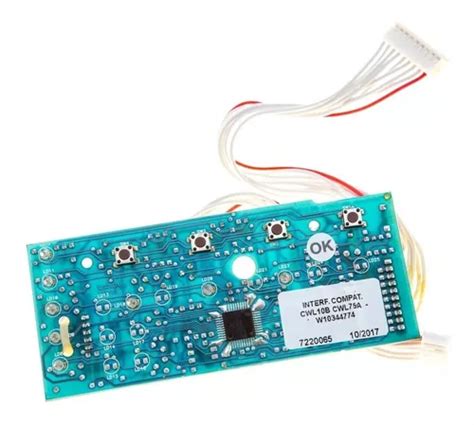 Placa Interface Compat Vel Lavadora Consul Cwl B Cwl A Parcelamento