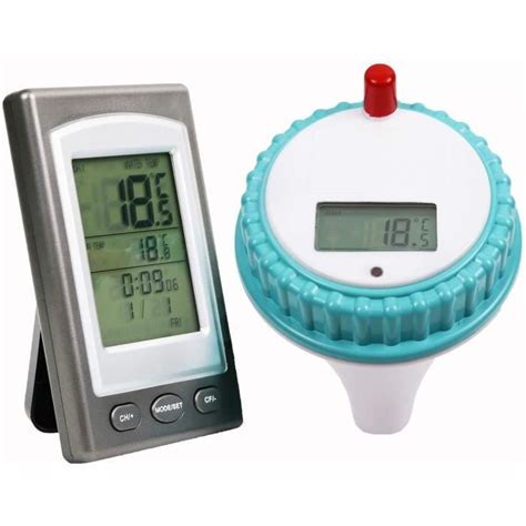 Thermomètre de spa sans fil LED haute précision à 3 canaux pour