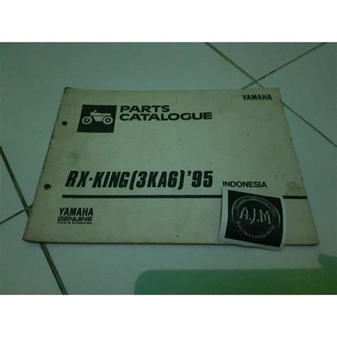 Jual Buku Part Katalog Katalogue Catalogue Catalog Copian Yamaha Rx