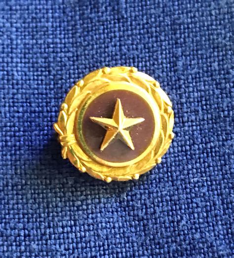 Gold Star Lapel Pin Given To Families By Defense Department Etsy