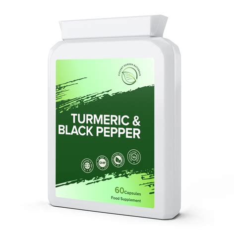 Turmeric & Black Pepper – 60 capsules – Essex Annandale Allergy Clinic