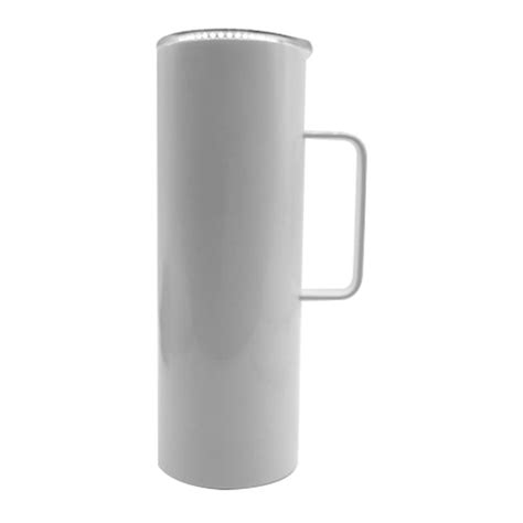 Double Wall Stainless Steel Oz Ml Tall Coffee Mug White Oz